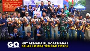 HUT Armada RI, Koarmada I Gelar Lomba Tembak Pistol