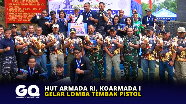 HUT Armada RI, Koarmada I Gelar Lomba Tembak Pistol