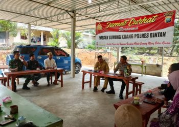 Polsek Gunung Kijang Ajak Warga Bijak Bermedsos