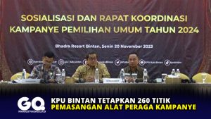KPU Bintan Tetapkan 260 Titik Pemasangan APK