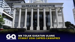 MK Tolak Gugatan Ulang Syarat Usia Capres-Cawapres