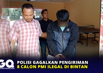 Polisi Gagalkan Pengiriman 8 Calon PMI Ilegal di Bintan