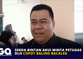 Sekda Bintan Akui Minta Petugas DLH Copot Baliho Bacaleg