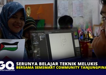 Serunya Belajar Teknik Melukis Bersama Semsmart Community Tanjungpinang