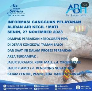 Pipa Sering Bocor, Netizen Serbu Medsos Air Batam Hilir