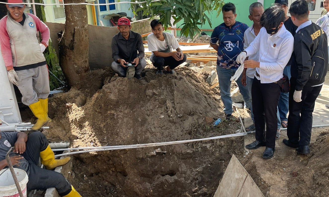 Heboh! Pekerja Proyek RSUD Tarempa Temukan Kerangka Manusia