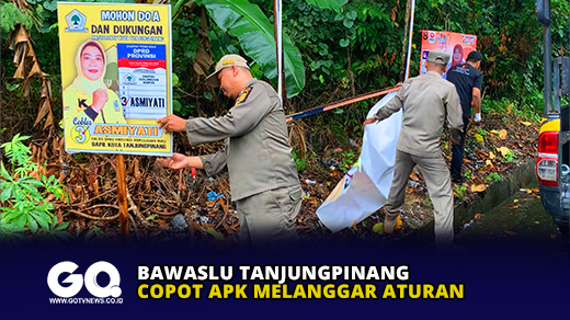 Bawaslu Tanjungpinang Copot APK Melanggar Aturan