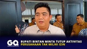 Bupati Bintan Minta Tutup Aktivitas Perusahaan Tak Miliki Izin