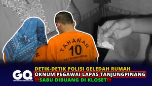 Detik-detik Polisi Geledah Rumah Oknum Pegawai Lapas Tanjungpinang: Sabu Dibuang di Kloset