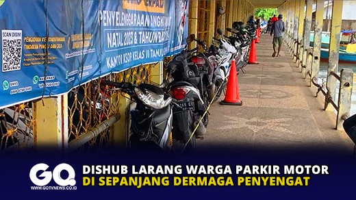 Dishub Larang Warga Parkir Motor di Sepanjang Dermaga Penyengat