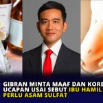 Gibran Minta Maaf dan Koreksi Ucapan usai Sebut Ibu Hamil Perlu Asam Sulfat