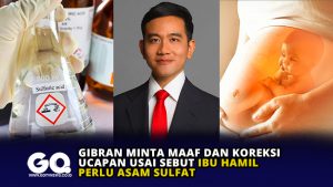 Gibran Minta Maaf dan Koreksi Ucapan usai Sebut Ibu Hamil Perlu Asam Sulfat