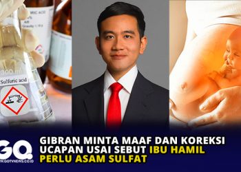 Gibran Minta Maaf dan Koreksi Ucapan usai Sebut Ibu Hamil Perlu Asam Sulfat