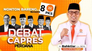 DPW PKS Kepri Gelar Nobar Debat Pertama Pilpres 2024
