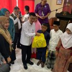 Anak-Anak Terlantar di Tanjungpinang Terima Bantuan Paket Sembako