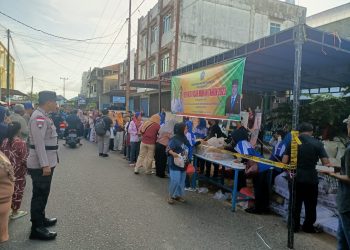 Ribuan Warga Padati Pasar Murah di Bintan Timur.