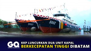KKP Luncurkan Dua Unit Kapal Berkecepatan Tinggi di Batam