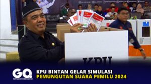 KPU Bintan Gelar Simulasi Pemungutan Suara Pemilu 2024