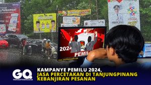 Kampanye Pemilu 2024, Jasa Percetakan di Tanjungpinang Kebanjiran Pesanan