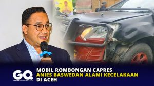Mobil Rombongan Capres Anies Baswedan Alami Kecelakaan di Aceh