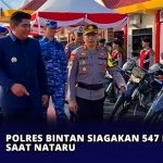 Polres Bintan Siagakan 547 Personel saat Nataru