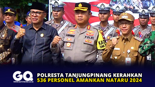 Polresta Tanjungpinang Kerahkan 536 Personel Amankan Nataru 2024