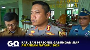 Ratusan Personel Gabungan Siap Amankan Nataru 2024
