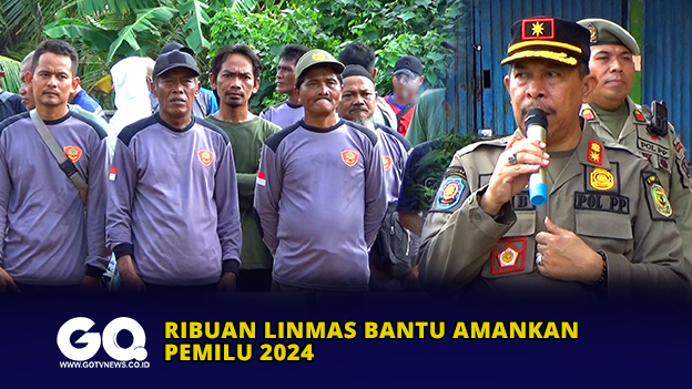 Ribuan Linmas Bantu Amankan Pemilu 2024