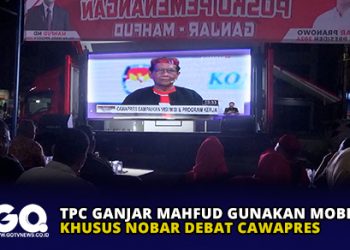 TPC Ganjar Mahfud Gunakan Mobil Khusus Nobar Debat Cawapres