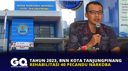 Tahun 2023, BNN Kota Tanjungpinang Rehabilitasi 40 Pecandu Narkoba