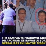 Tim Kampanye Prabowo-Gibran Dilaporkan ke Bawaslu soal Netralitas TNI Mayor Teddy