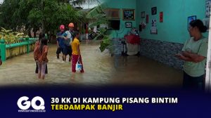 30 KK di Kampung Pisang Bintim Terdampak Banjir