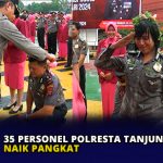 35 Personel Polresta Tanjungpinang Naik Pangkat