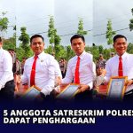 5 Anggota Satreskrim Polres Bintan Dapat Penghargaan