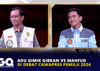 Adu Gimik Gibran vs Mahfud di Debat Cawapres Pemilu 2024