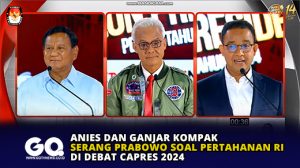 Anies dan Ganjar Kompak Serang Prabowo soal Pertahanan RI di Debat Capres 2024
