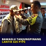 Bawaslu Tanjungpinang Lantik 625 PTPS