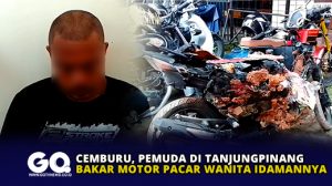 Cemburu, Pemuda di Tanjungpinang Bakar Motor Pacar Wanita Idamannya