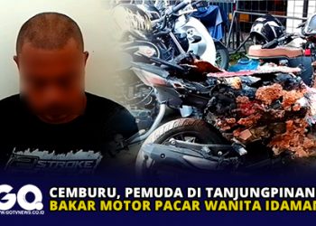Cemburu, Pemuda di Tanjungpinang Bakar Motor Pacar Wanita Idamannya