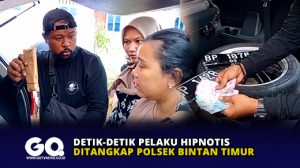 Detik-Detik Pelaku Hipnotis Ditangkap Polsek Bintan Timur
