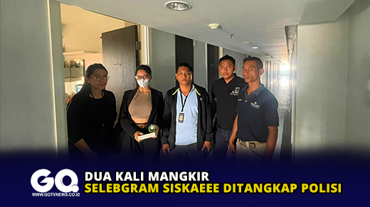 Dua Kali Mangkir, Selebgram Siskaeee Ditangkap Polisi