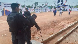Tim Gegana Brimob Polda Kepri Sterilisasi Lokasi Kegiatan Anies