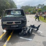 Pemotor Tewas Usai Tabrakan dengan Mobil Pick Up di Jalan Gesek Bintan