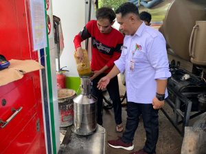 Disdagin Tanjungpinang Sidak SPBU Batu 8 Atas dari Keluhan Warga