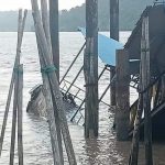 Ponton Pelabuhan Tanjung Berlian Karimun Tenggelam