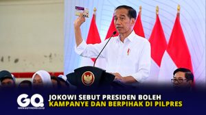 Jokowi Sebut Presiden Boleh Kampanye dan Berpihak di Pilpres