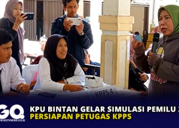KPU Bintan Gelar Simulasi Pemilu 2024 Persiapan Petugas KPPS