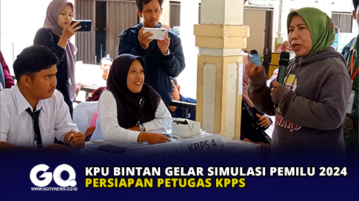 KPU Bintan Gelar Simulasi Pemilu 2024 Persiapan Petugas KPPS