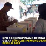 KPU Tanjungpinang Kembali Gelar Simulasi Pemungutan Suara Pemilu 2024