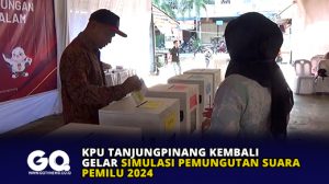 KPU Tanjungpinang Kembali Gelar Simulasi Pemungutan Suara Pemilu 2024